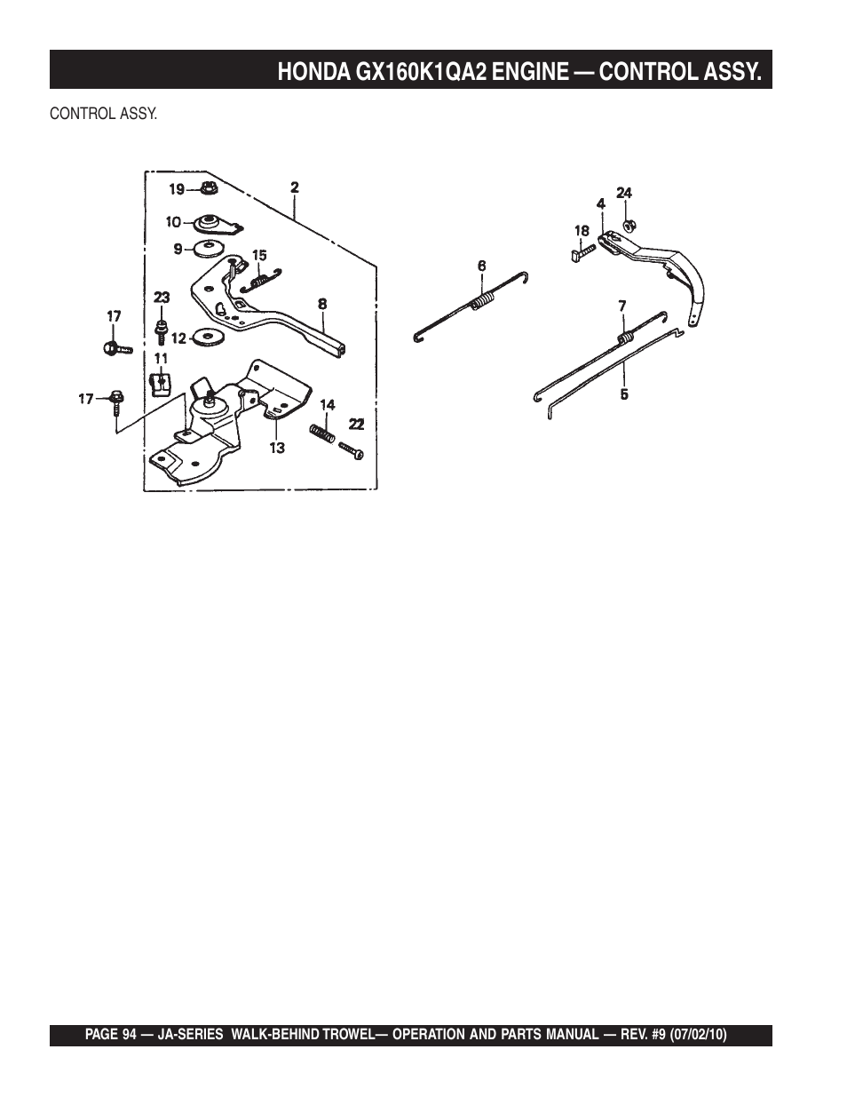 Multiquip JA-SERIES User Manual | Page 94 / 120