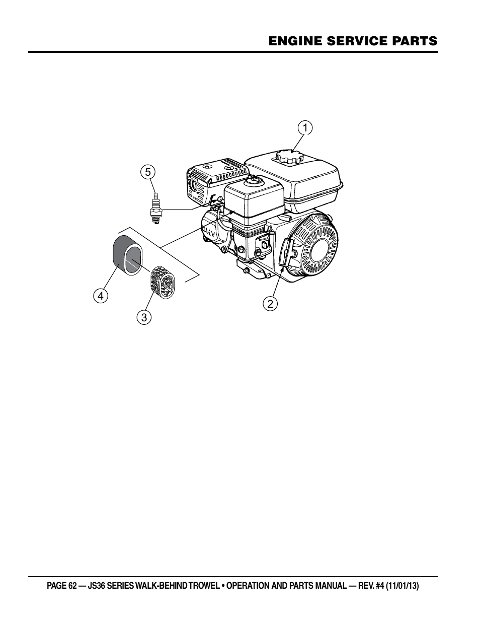 Multiquip JS36LE User Manual | Page 62 / 66