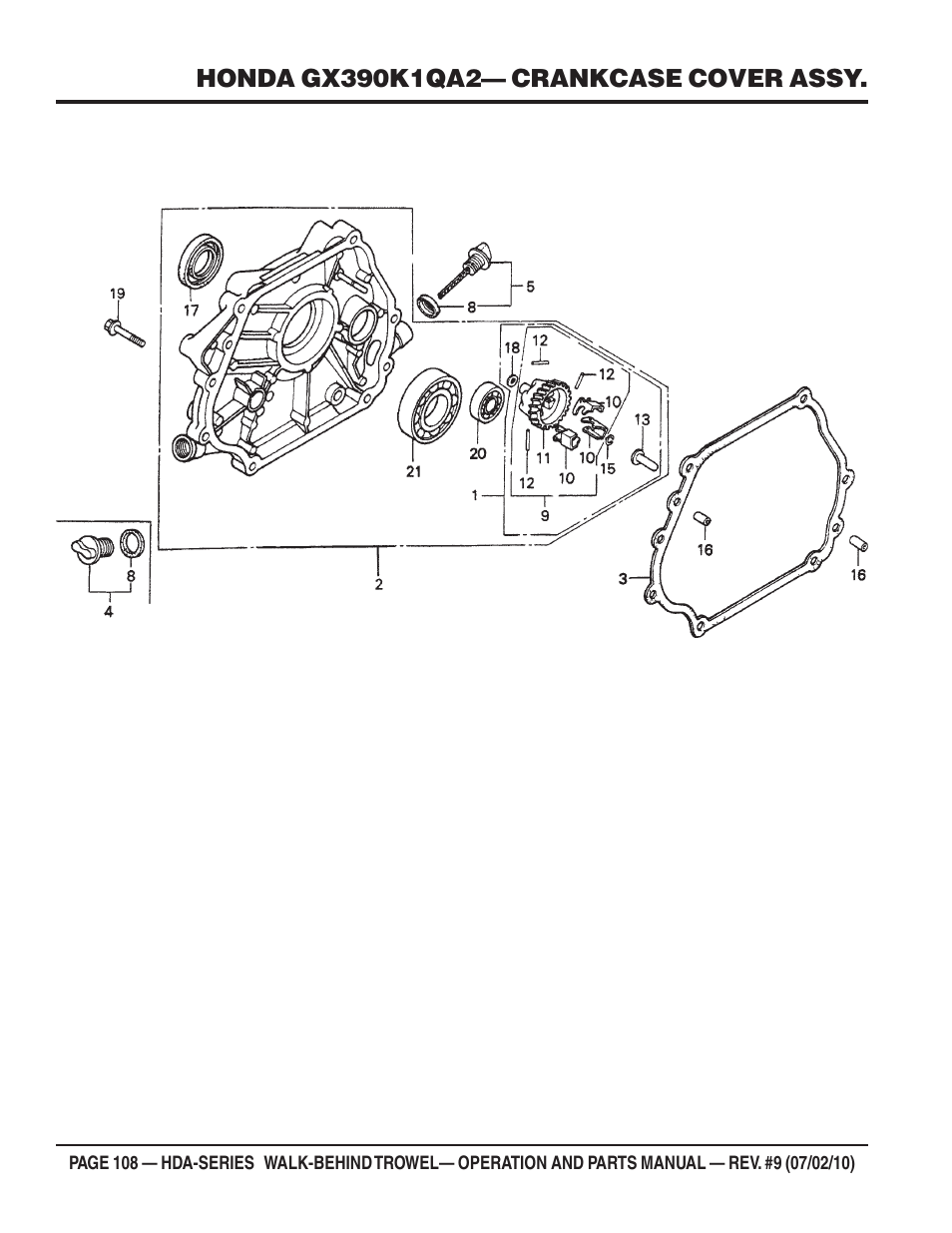 Multiquip HDA-SERIES User Manual | Page 108 / 138