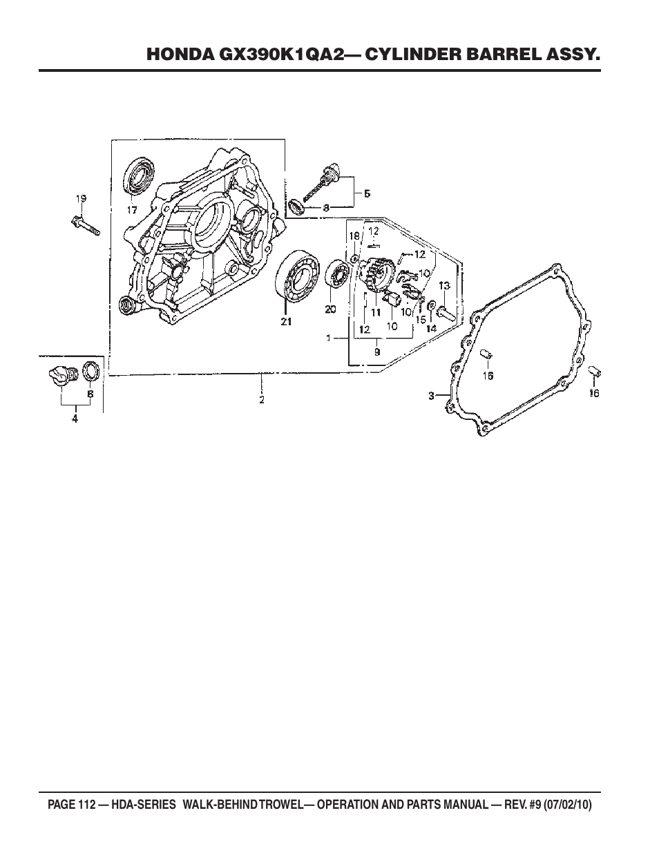 Multiquip HDA-SERIES User Manual | Page 112 / 138