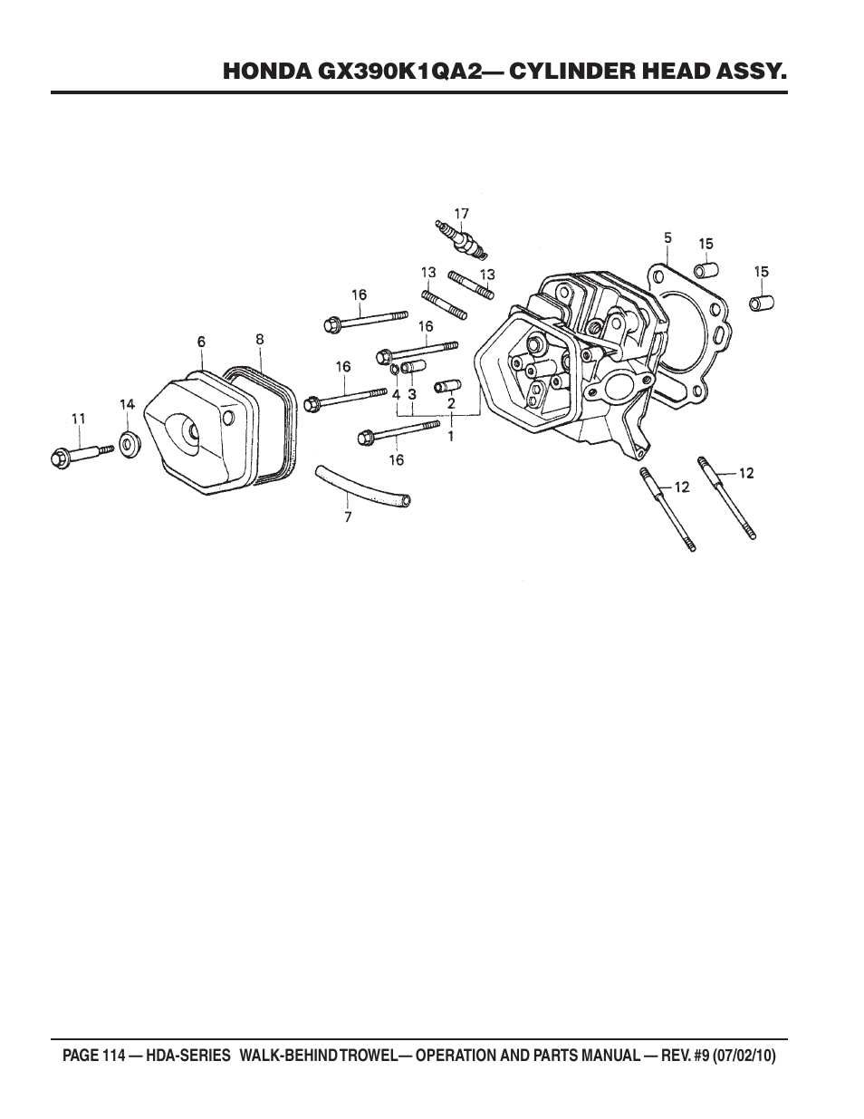 Multiquip HDA-SERIES User Manual | Page 114 / 138