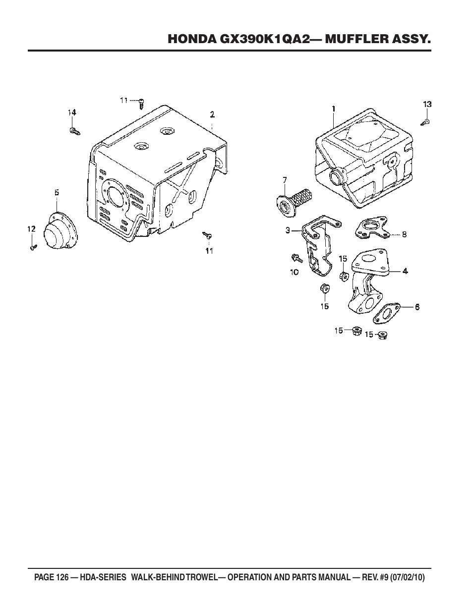 Multiquip HDA-SERIES User Manual | Page 126 / 138