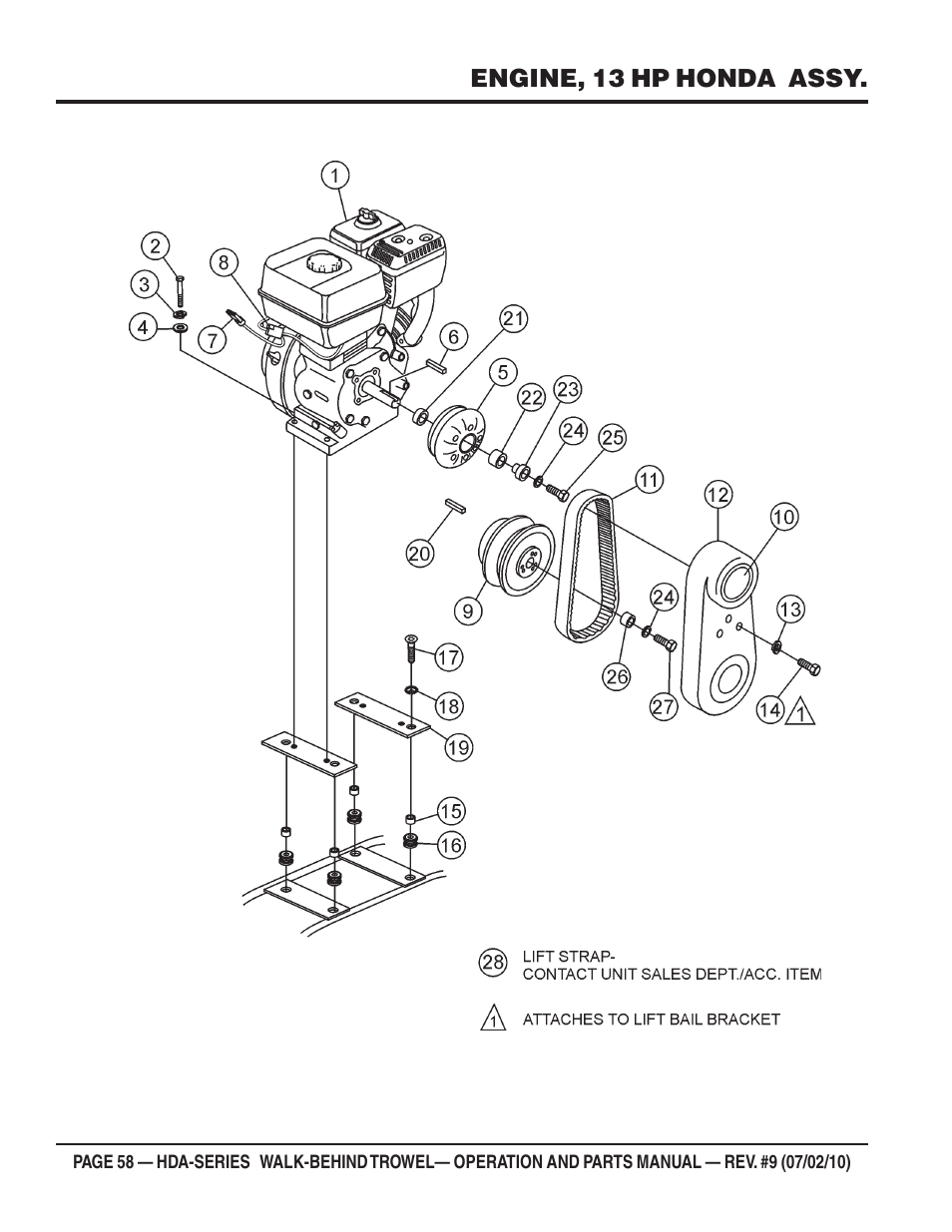 Multiquip HDA-SERIES User Manual | Page 58 / 138