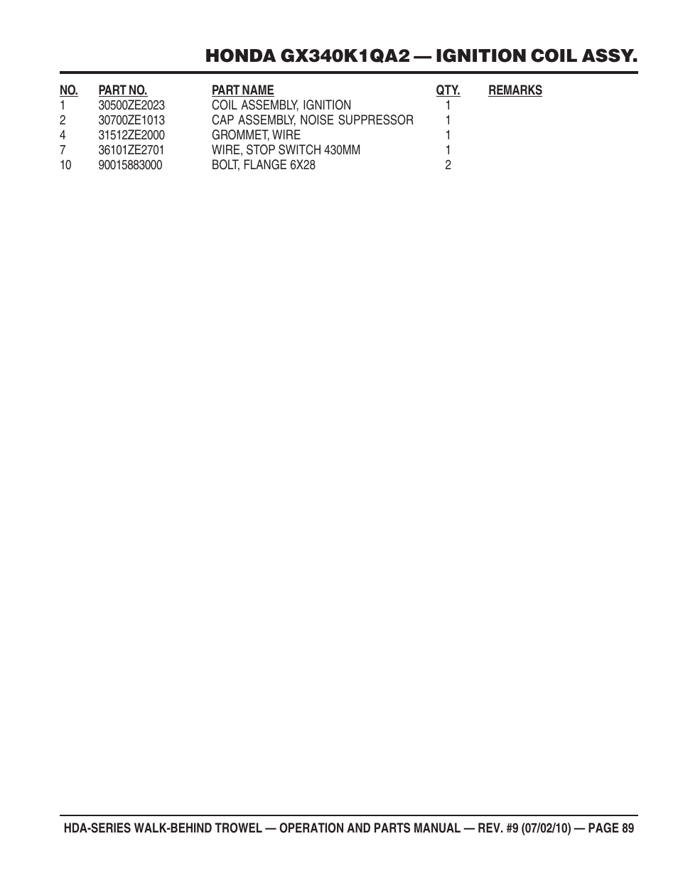 Multiquip HDA-SERIES User Manual | Page 89 / 138