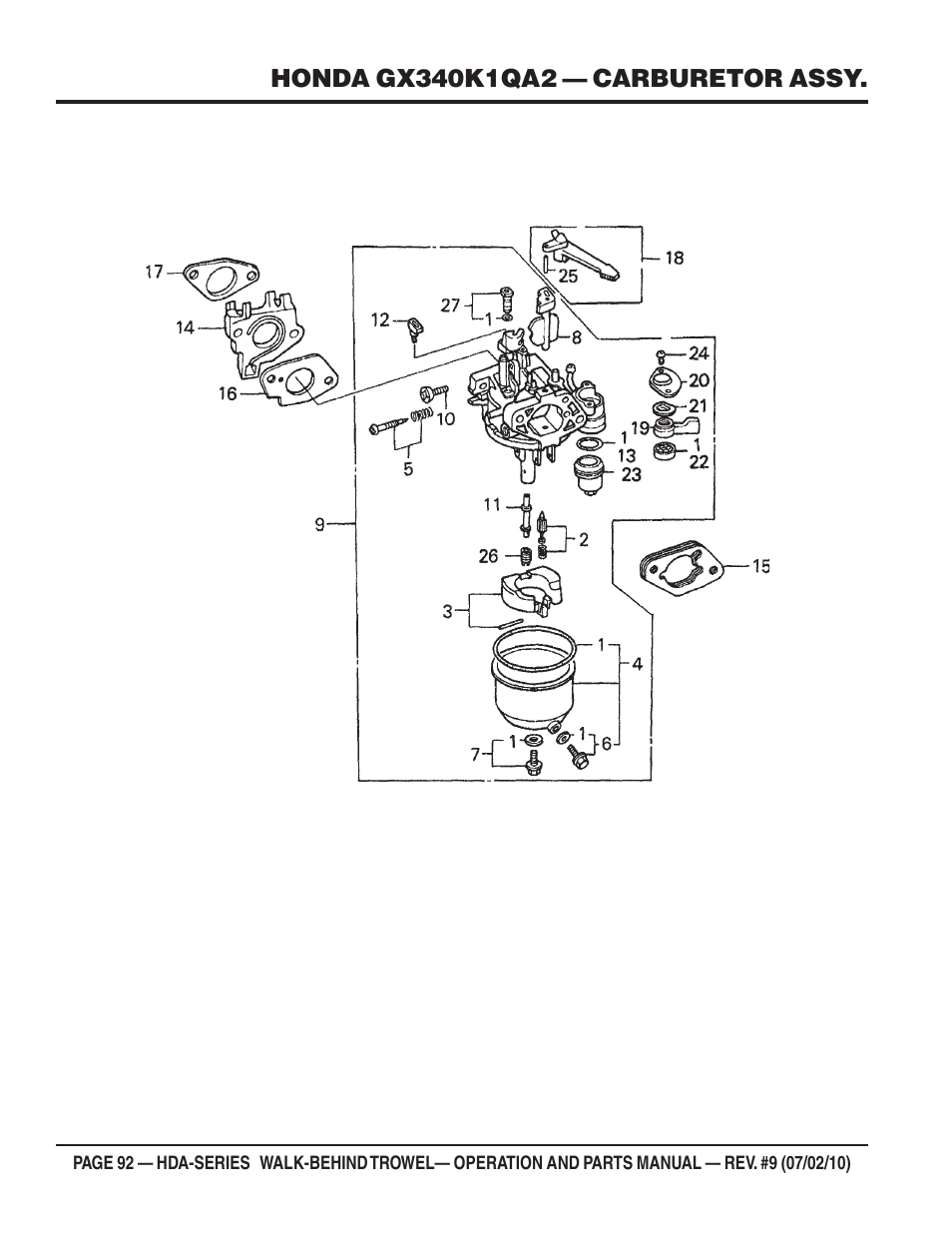 Multiquip HDA-SERIES User Manual | Page 92 / 138