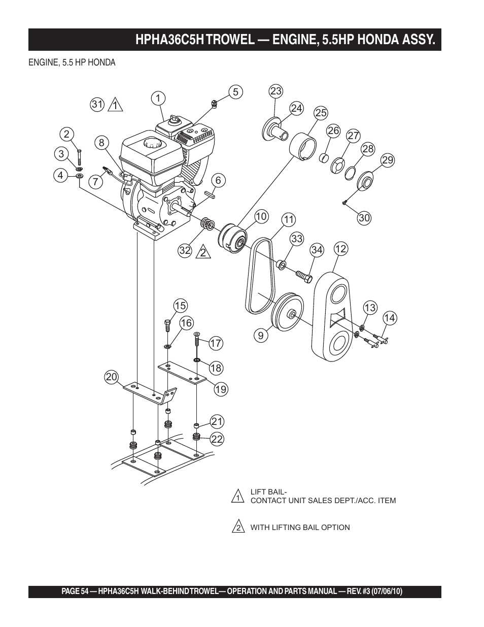 Assy | Multiquip HPHA36C5H User Manual | Page 54 / 94