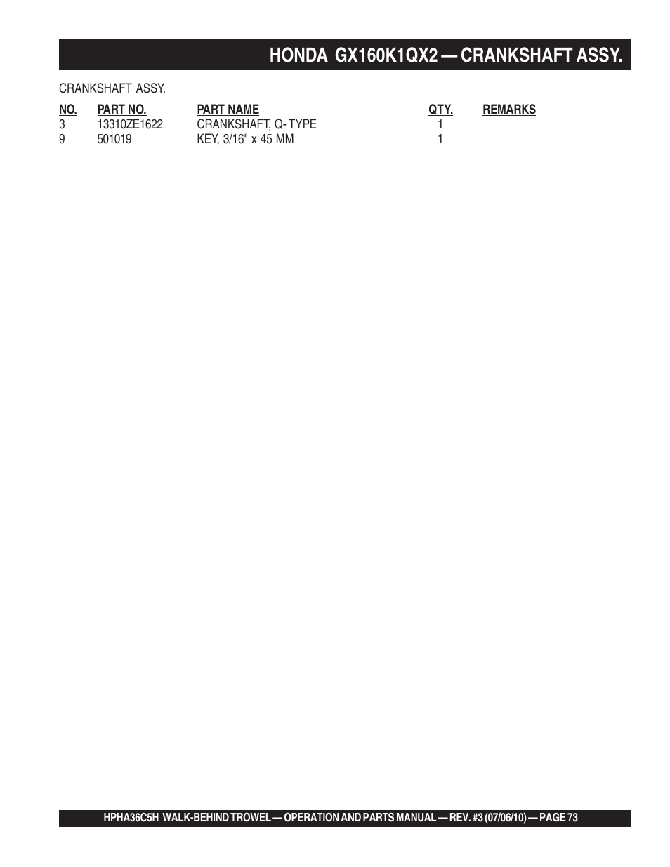 Multiquip HPHA36C5H User Manual | Page 73 / 94