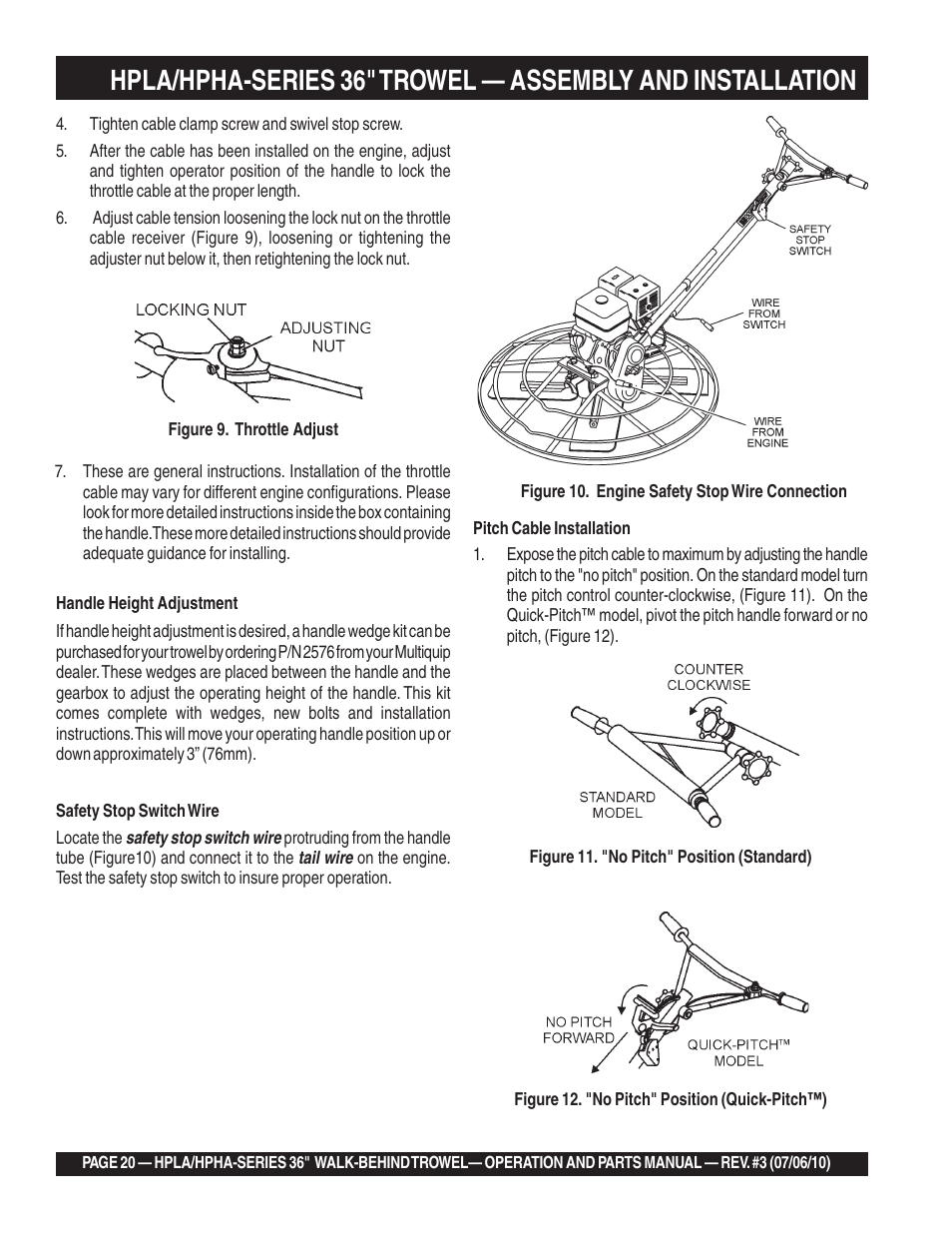 Multiquip HPHA-SERIES User Manual | Page 20 / 98