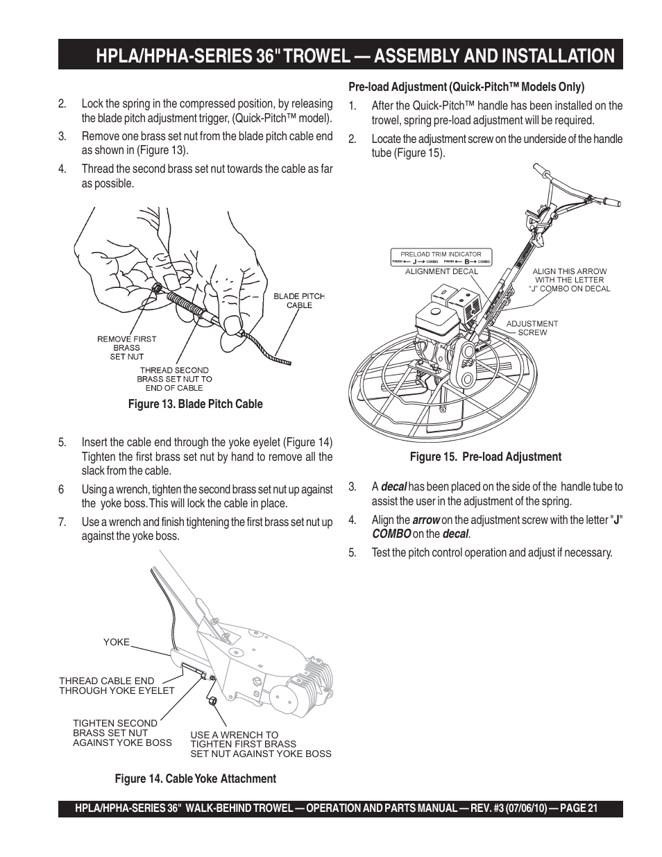 Multiquip HPHA-SERIES User Manual | Page 21 / 98