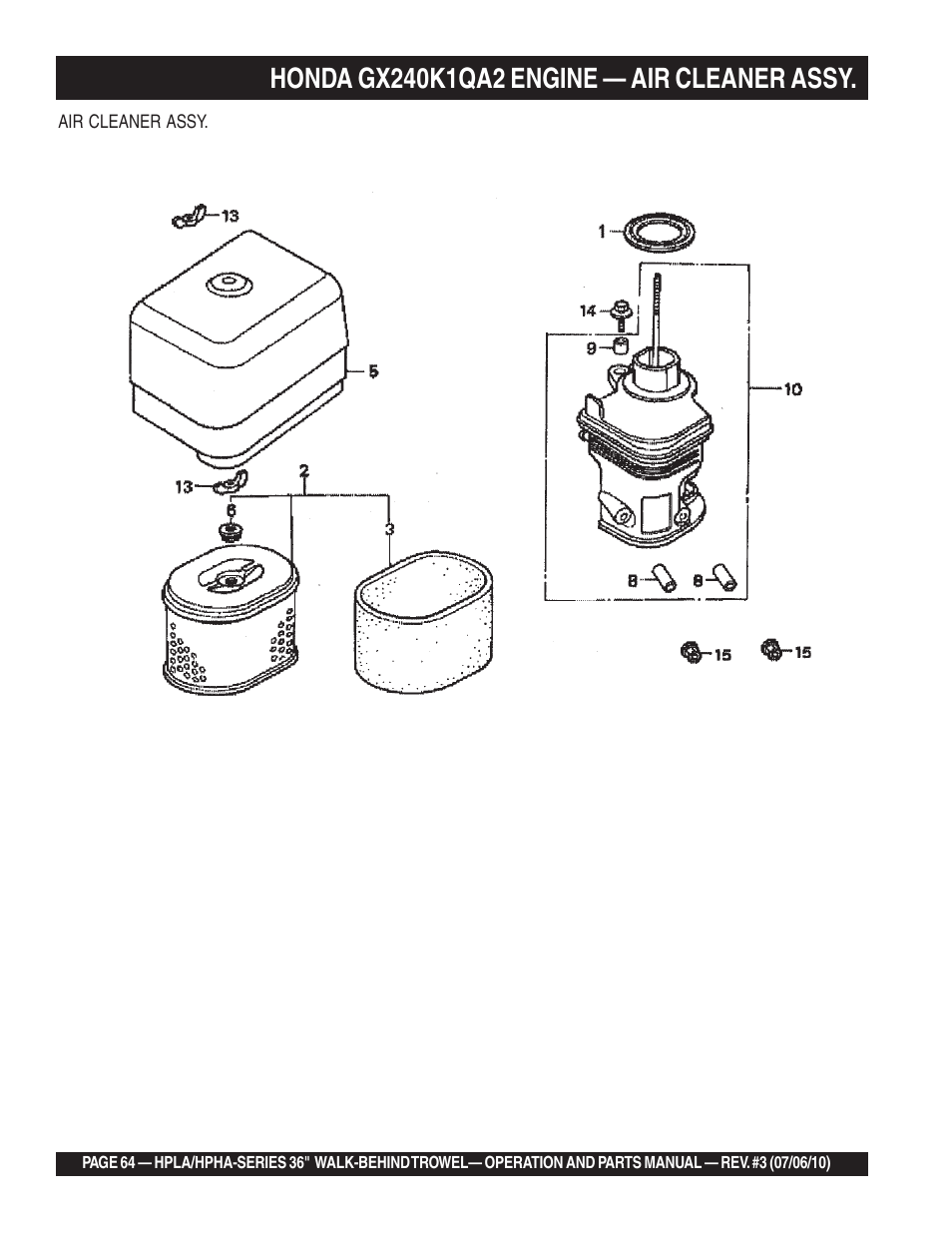Multiquip HPHA-SERIES User Manual | Page 64 / 98