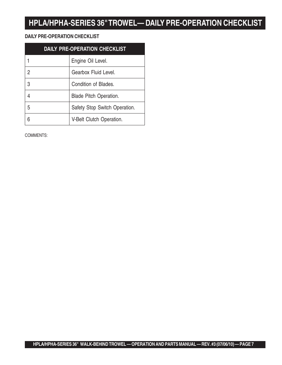 Multiquip HPHA-SERIES User Manual | Page 7 / 98
