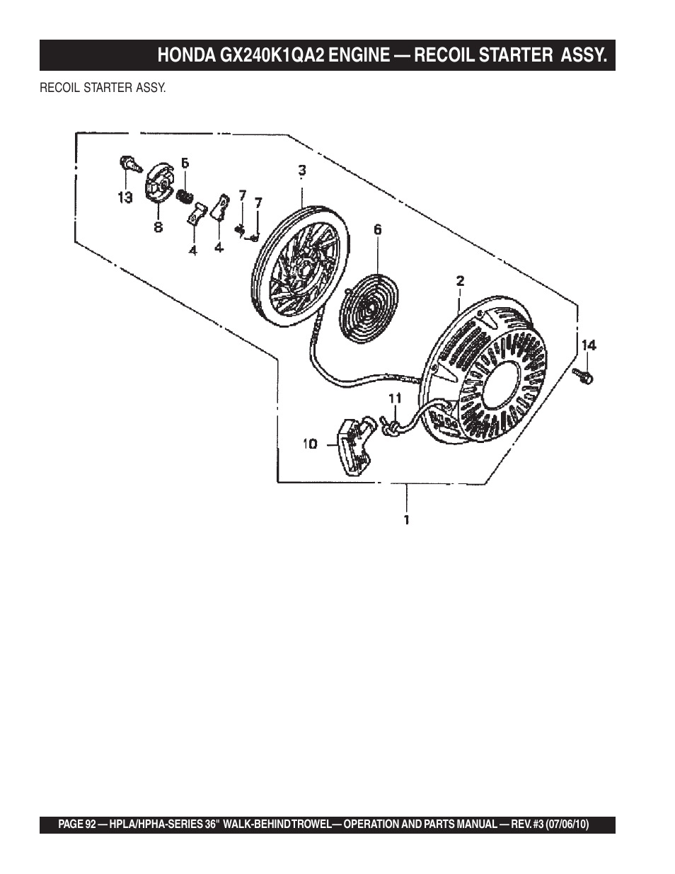 Multiquip HPHA-SERIES User Manual | Page 92 / 98