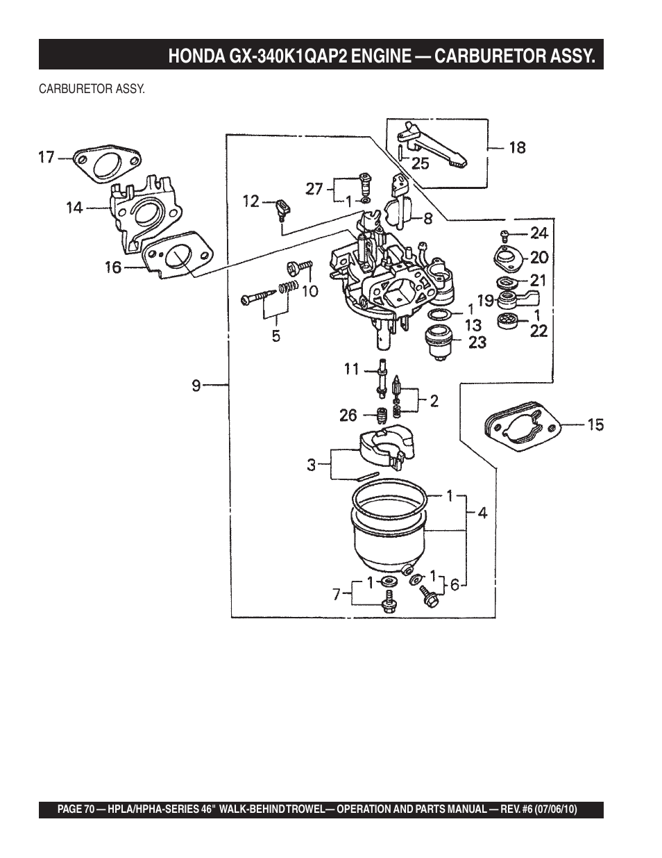 Multiquip HPHA46411H User Manual | Page 70 / 100