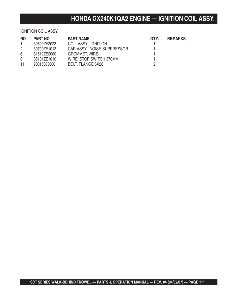 Multiquip SCT46 User Manual | Page 111 / 154