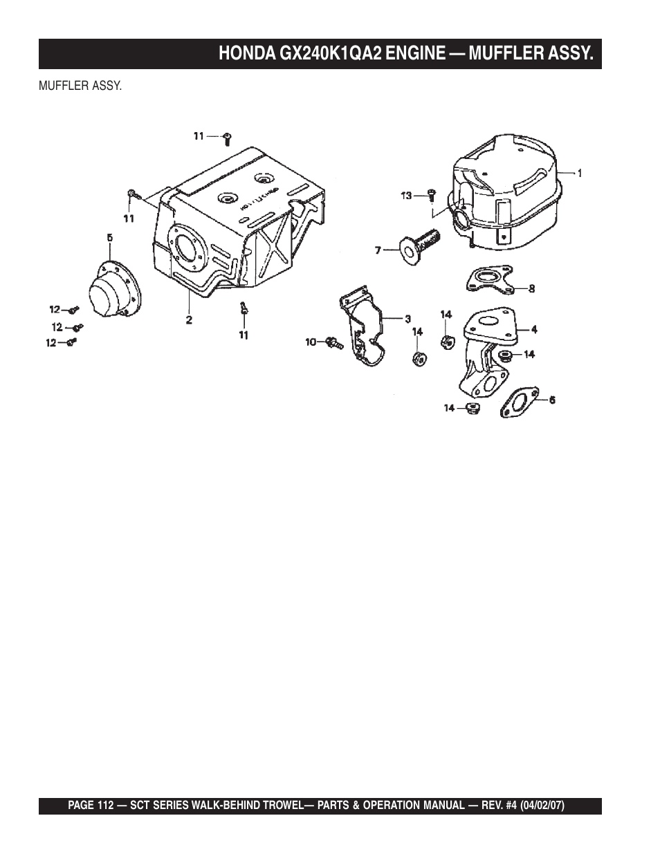 Multiquip SCT46 User Manual | Page 112 / 154