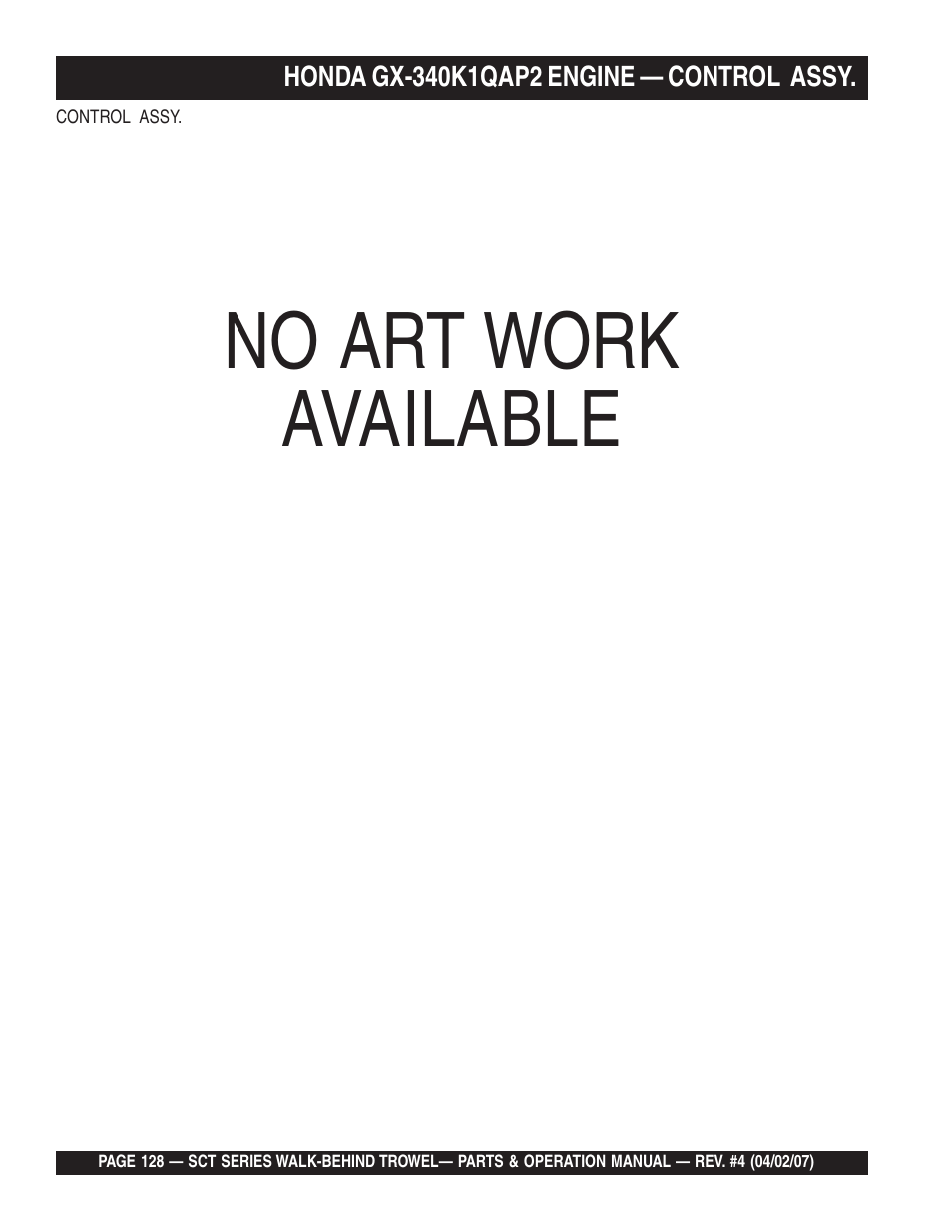 No art work available | Multiquip SCT46 User Manual | Page 128 / 154