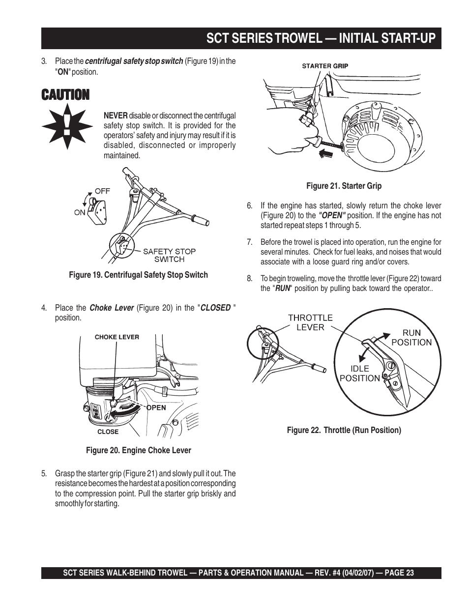 Multiquip SCT46 User Manual | Page 23 / 154