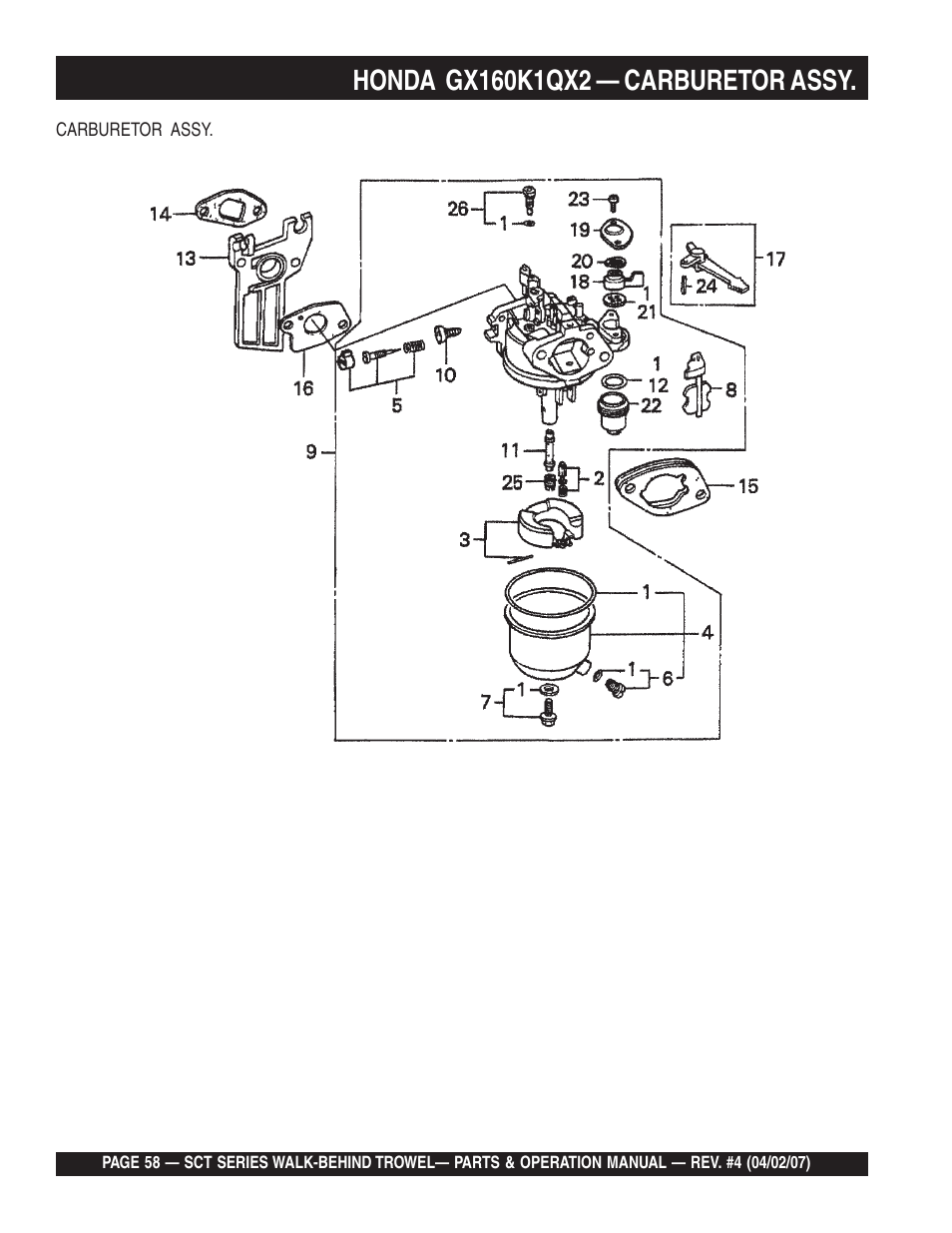 Multiquip SCT46 User Manual | Page 58 / 154