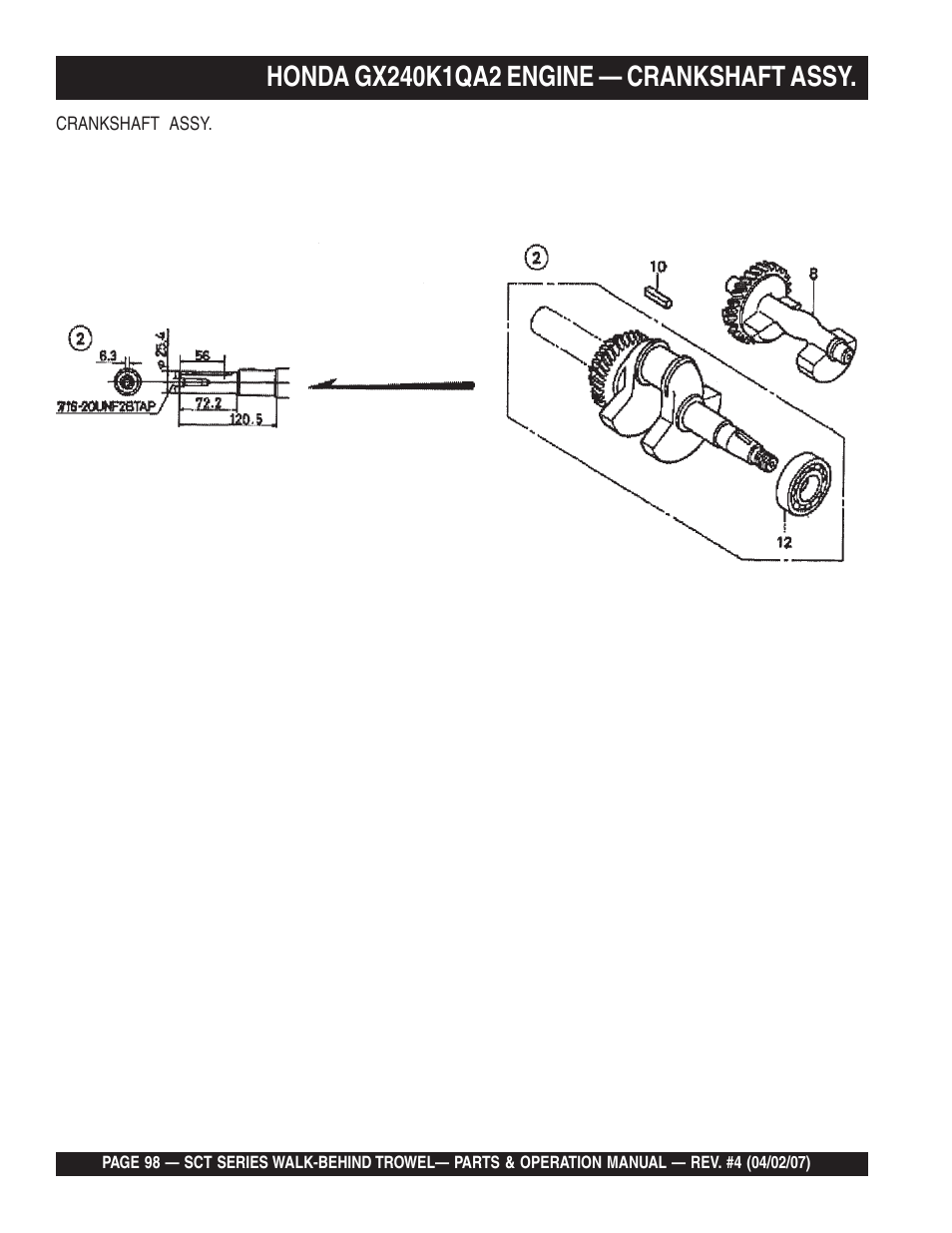 Multiquip SCT46 User Manual | Page 98 / 154
