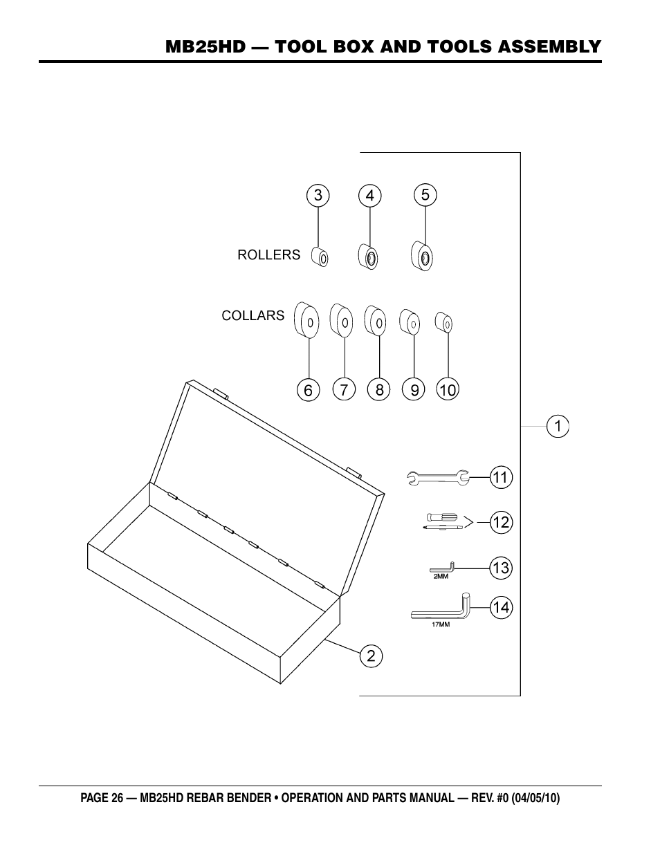 Multiquip MB25HD User Manual | Page 26 / 30