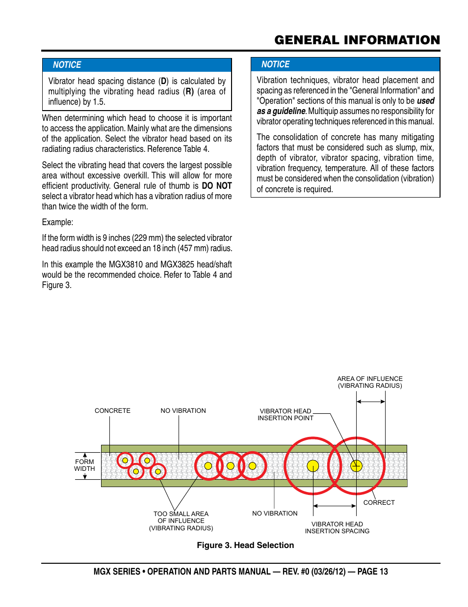 General information | Multiquip MGX-Series User Manual | Page 13 / 30