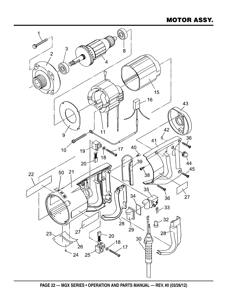 Multiquip MGX-Series User Manual | Page 22 / 30