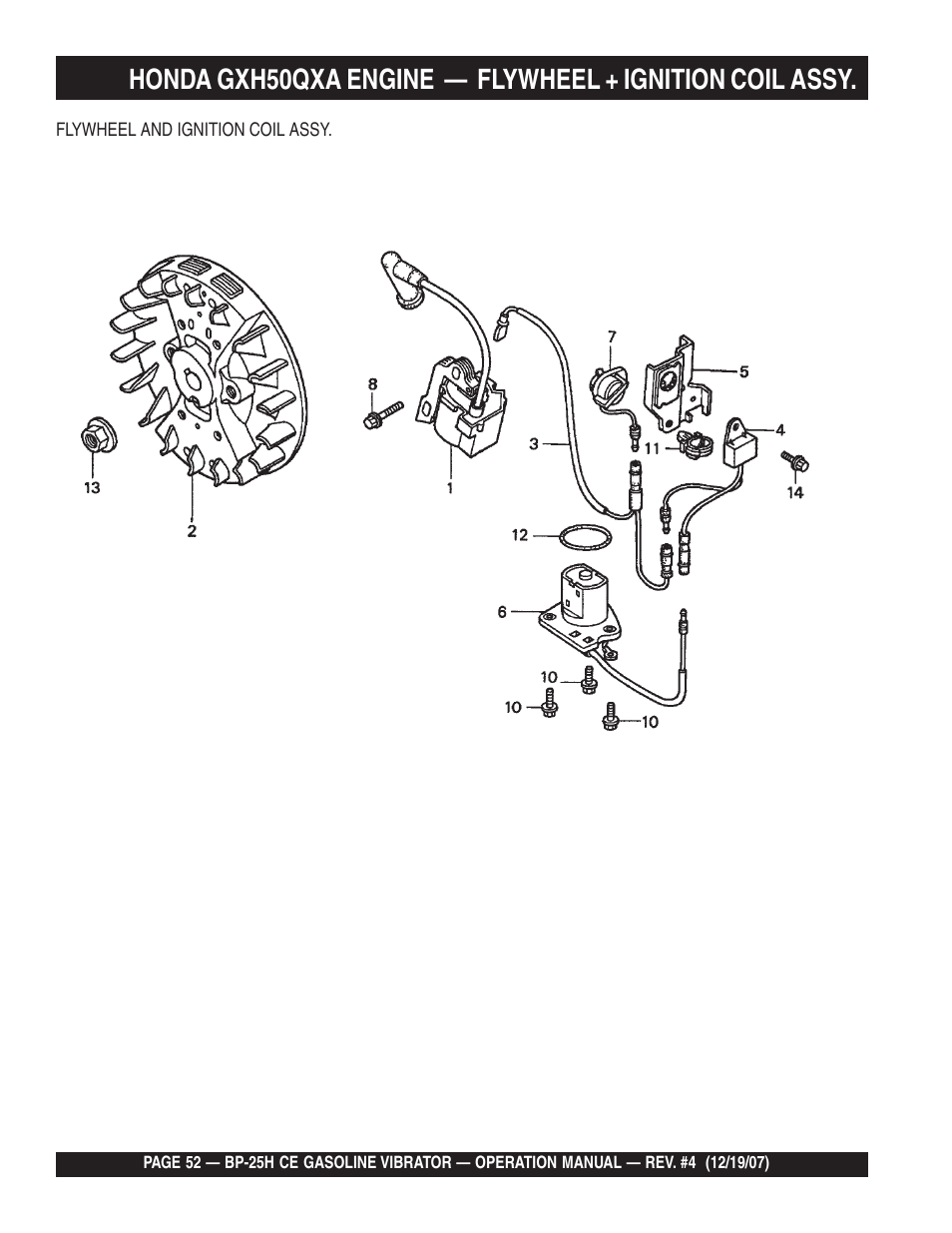 Multiquip BP25H_CE User Manual | Page 52 / 68