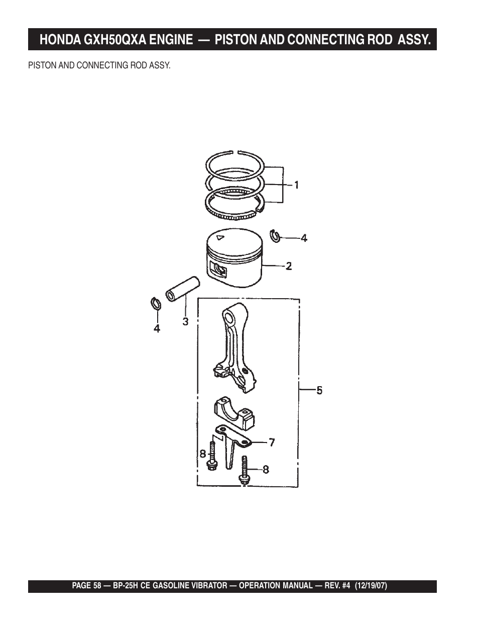 Multiquip BP25H_CE User Manual | Page 58 / 68