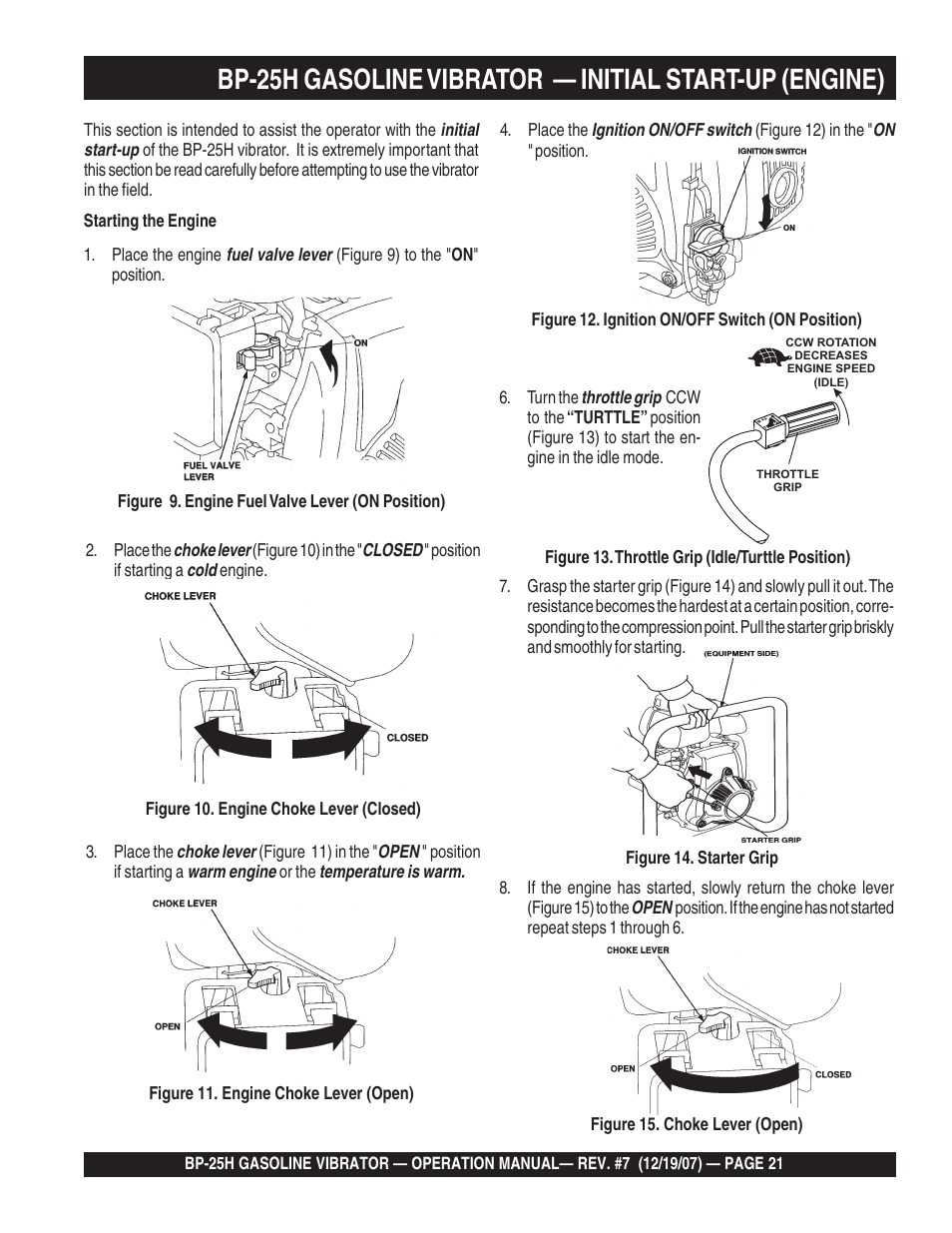 Multiquip BP25H User Manual | Page 21 / 70