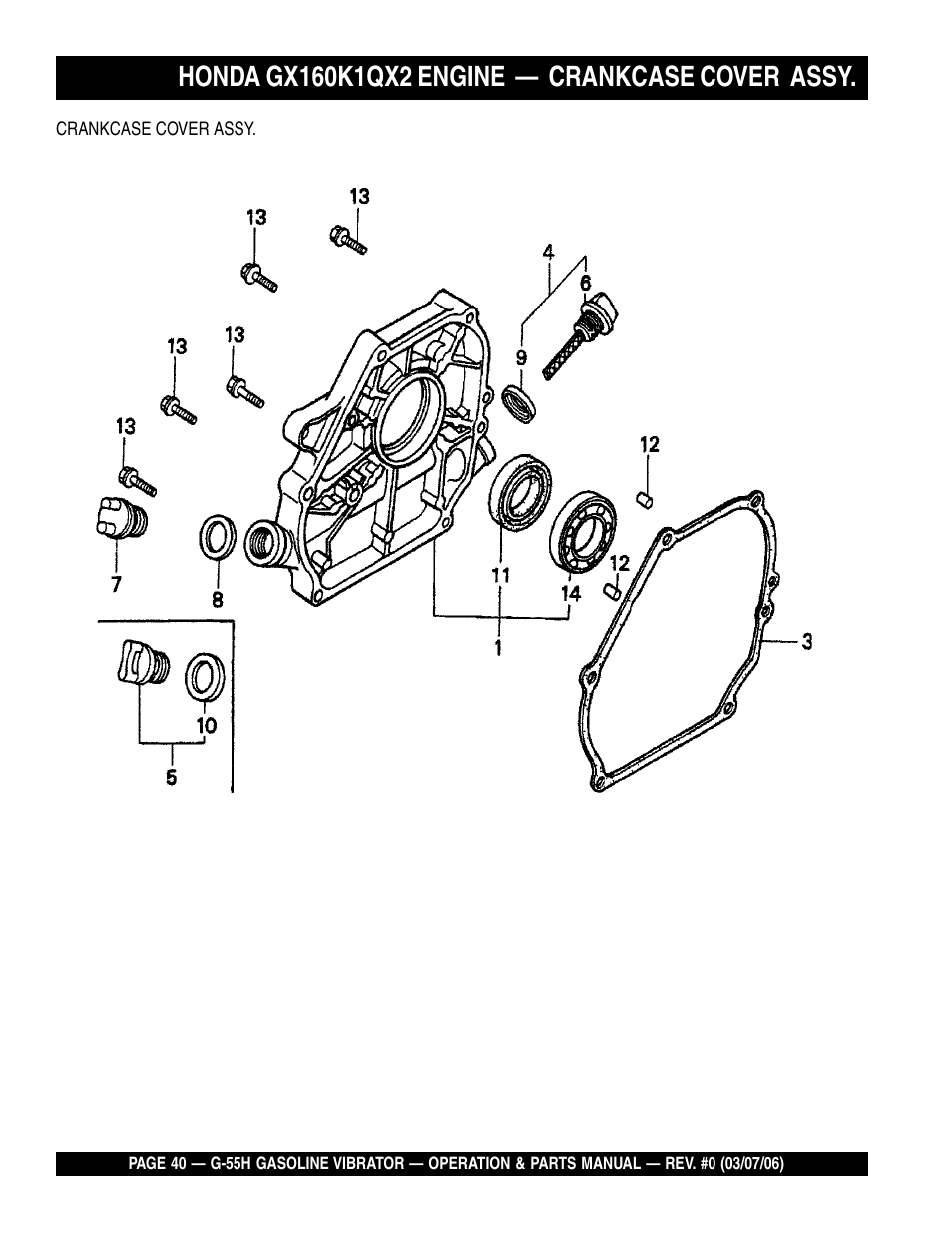 Multiquip G55H User Manual | Page 40 / 68