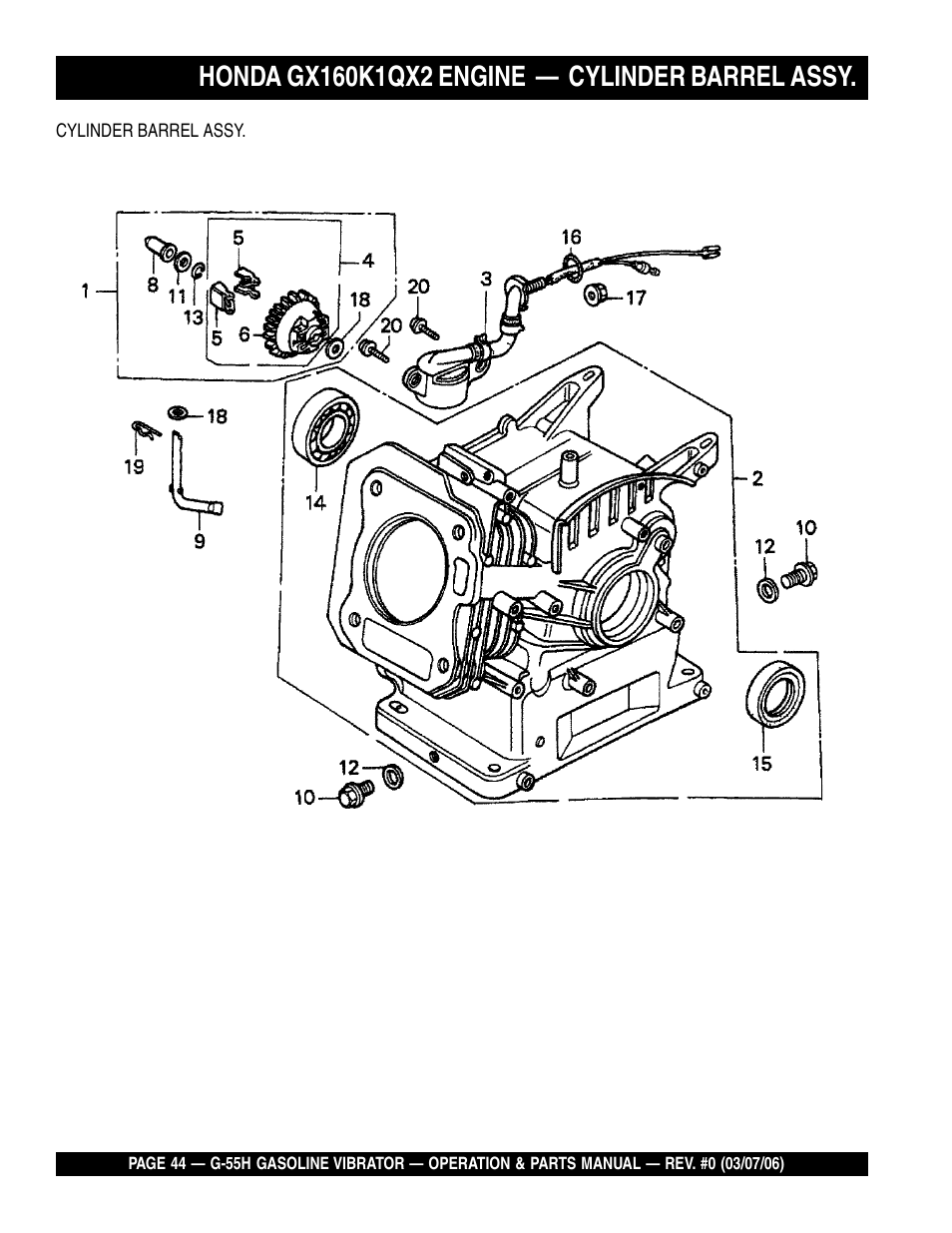 Multiquip G55H User Manual | Page 44 / 68