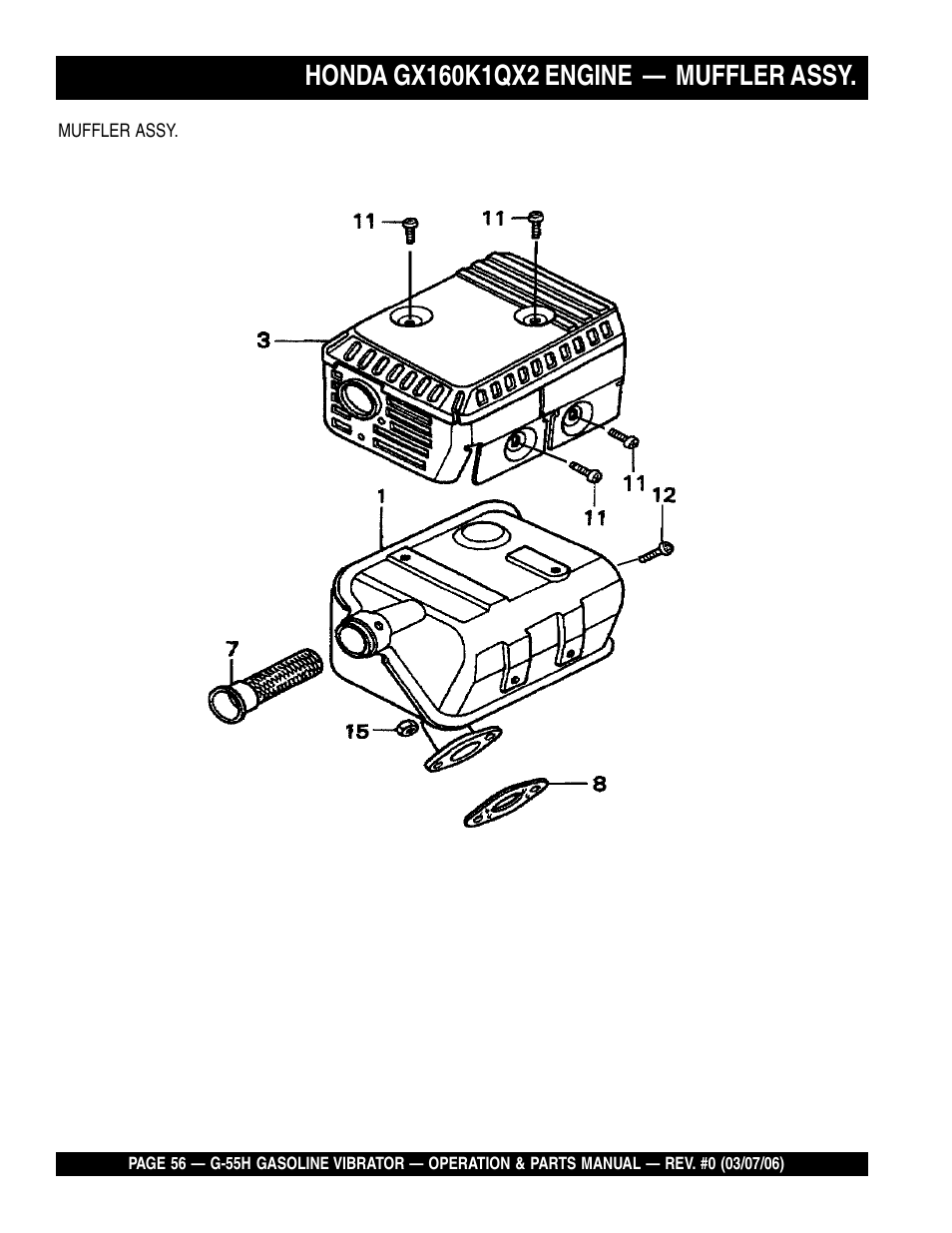Multiquip G55H User Manual | Page 56 / 68