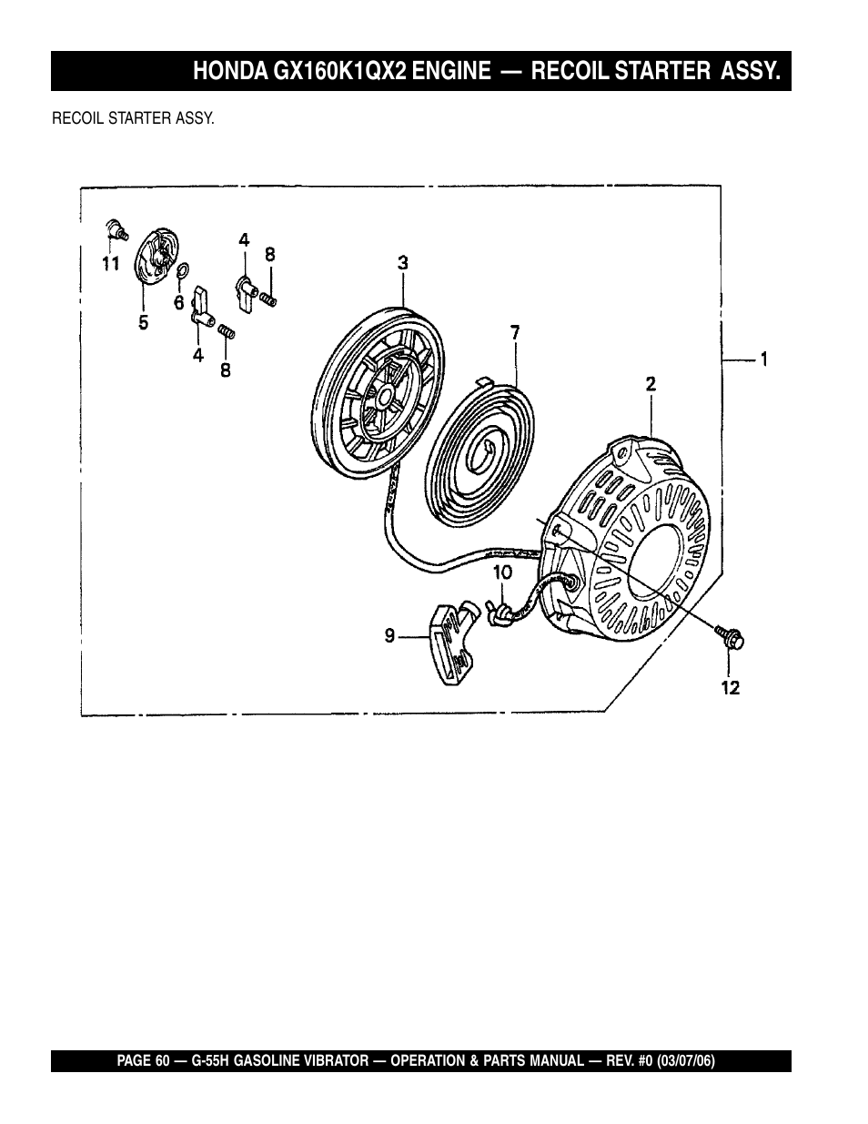 Multiquip G55H User Manual | Page 60 / 68