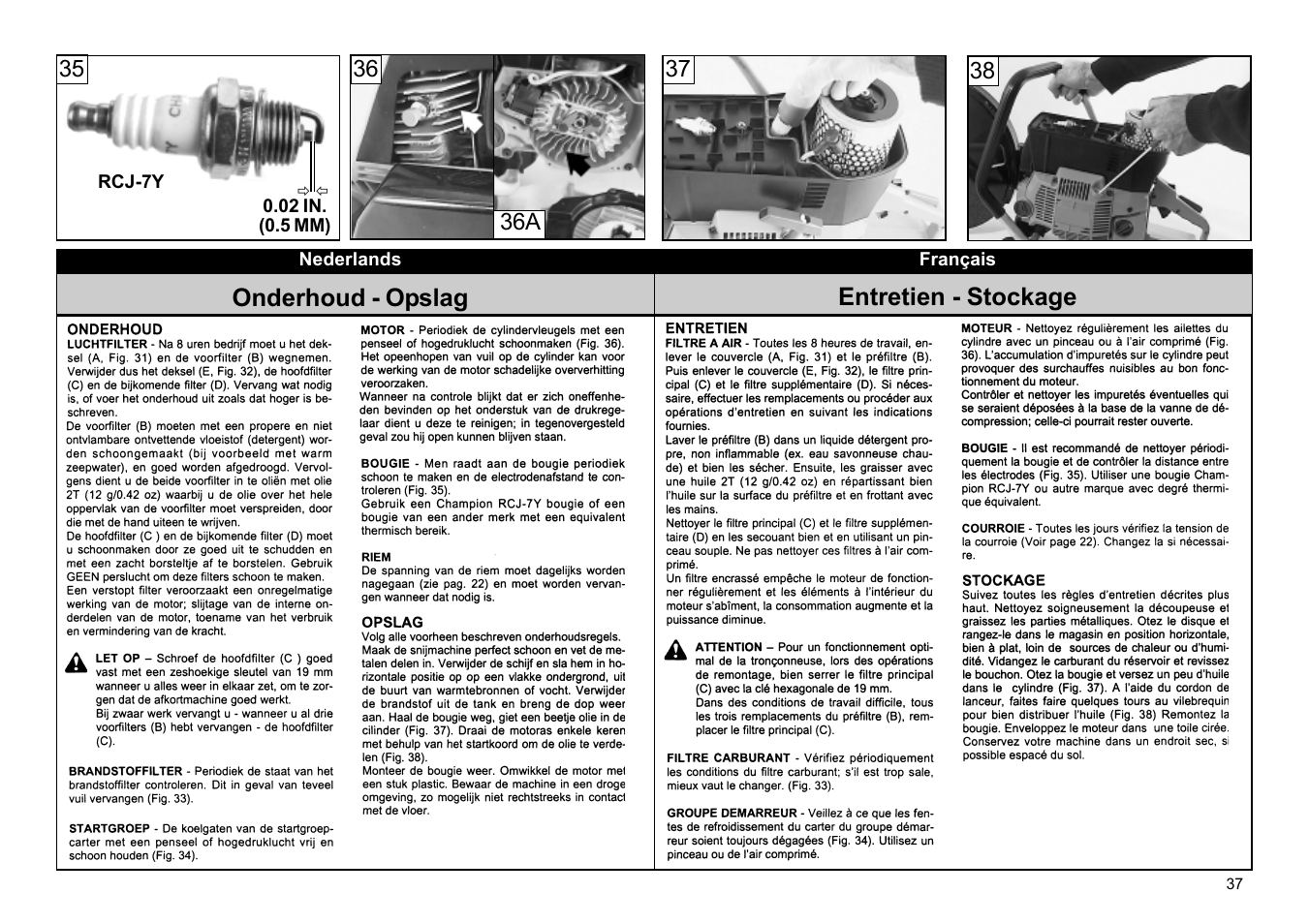 Multiquip HS81 User Manual | Page 37 / 42