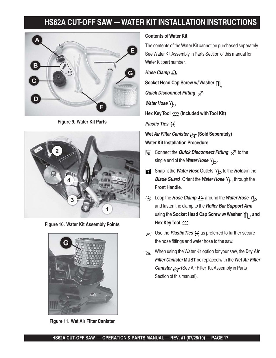 Multiquip HS62A User Manual | Page 17 / 70