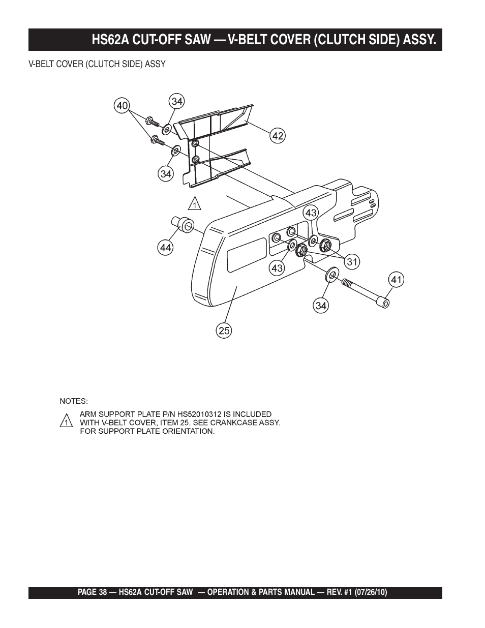 Multiquip HS62A User Manual | Page 38 / 70