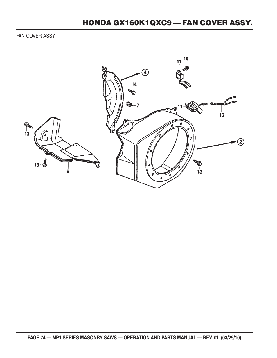 Multiquip MP120E User Manual | Page 74 / 94