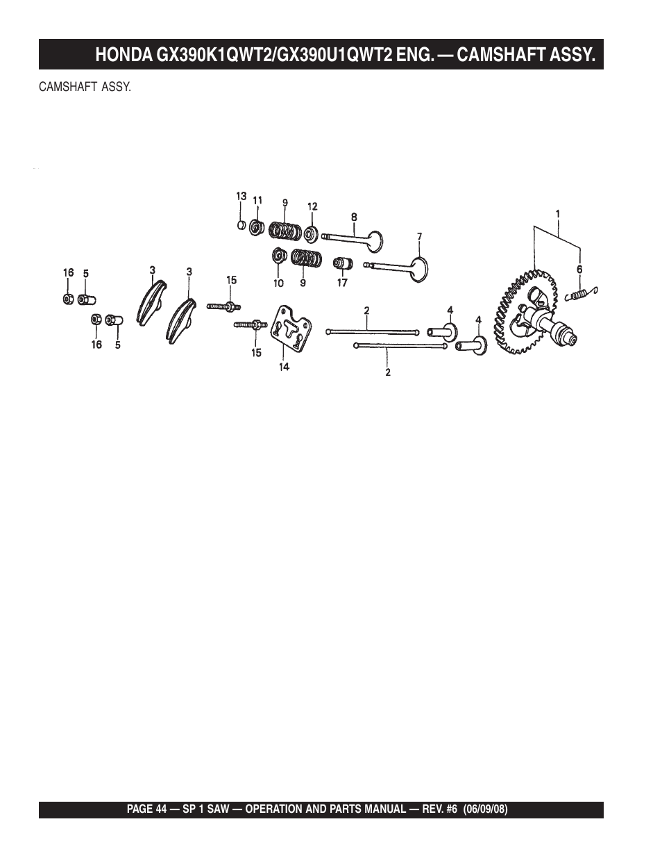 Multiquip SP15E16 User Manual | Page 44 / 76