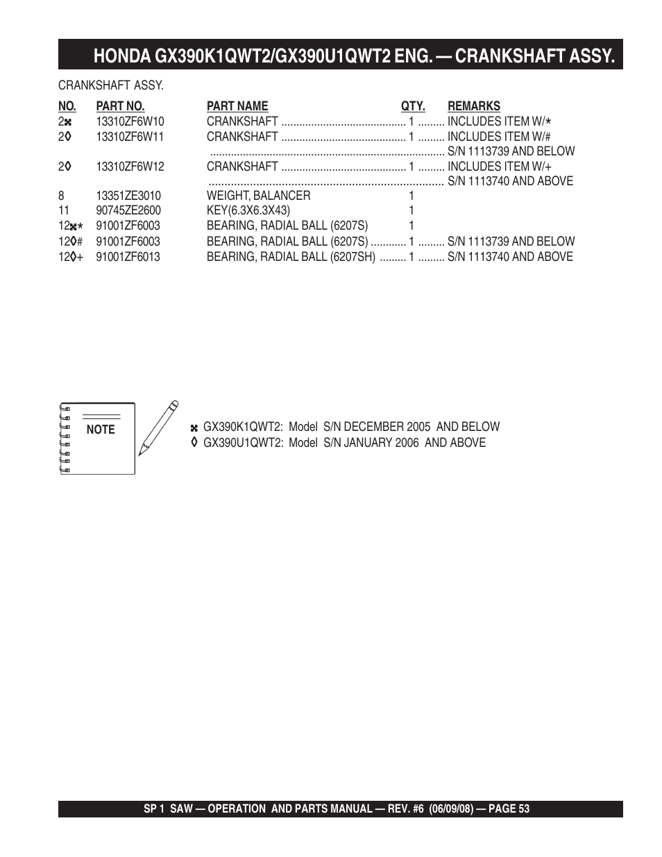 Multiquip SP15E16 User Manual | Page 53 / 76