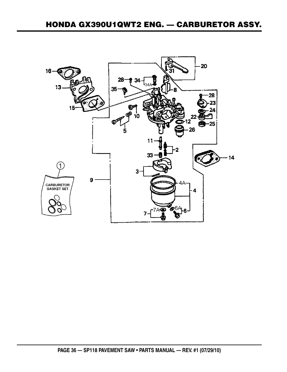 Multiquip SP118 User Manual | Page 36 / 66