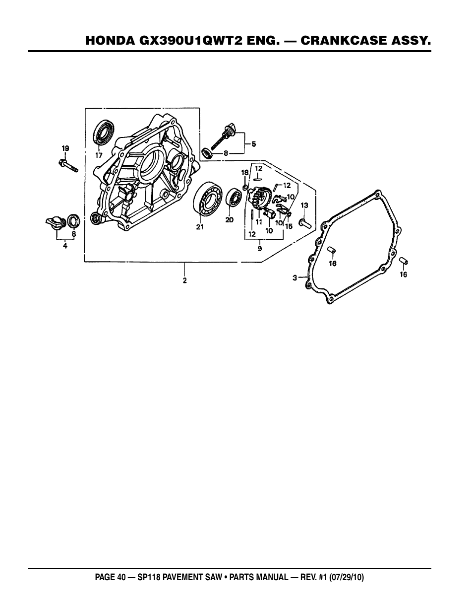 Multiquip SP118 User Manual | Page 40 / 66