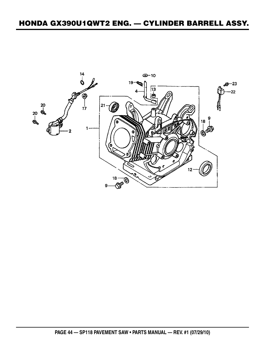 Multiquip SP118 User Manual | Page 44 / 66