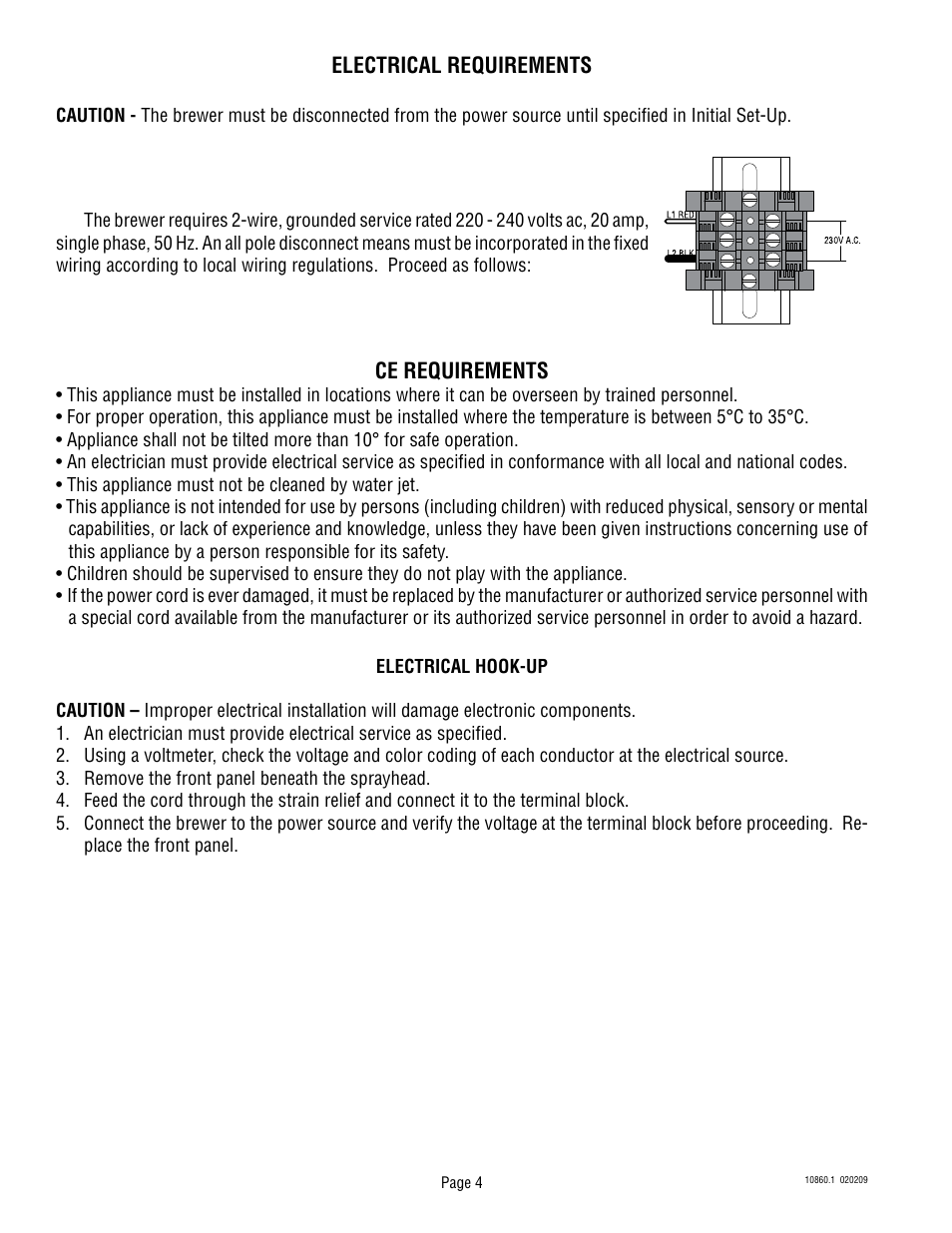 Bunn VP17A User Manual | Page 4 / 8