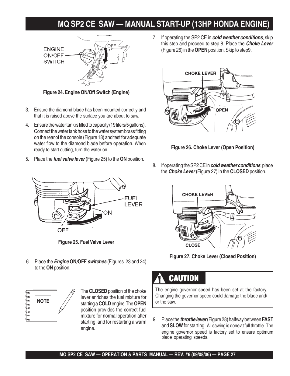 Cauti, Cauti caution | Multiquip SP2 SCE20H20 User Manual | Page 27 / 158