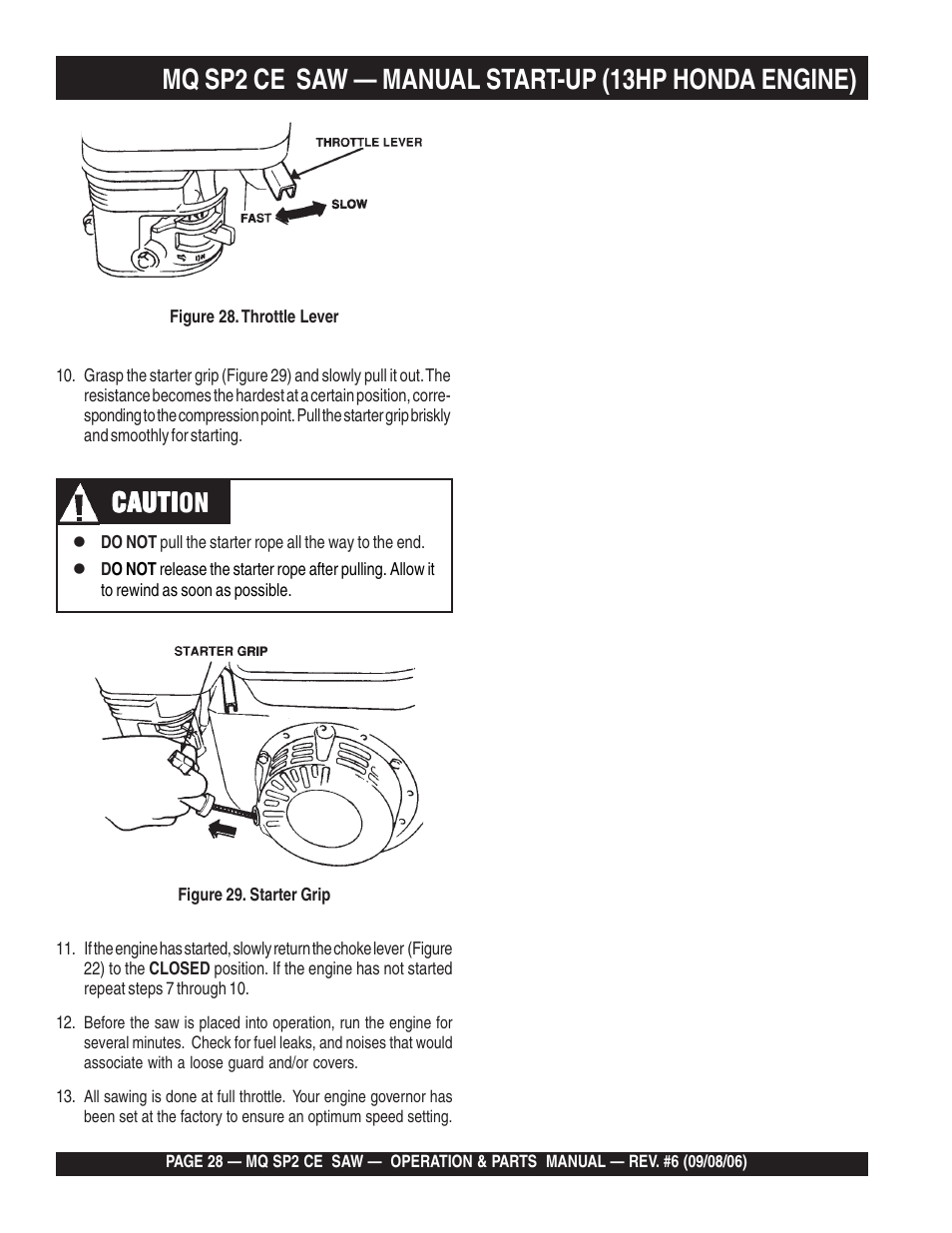 Cauti, Cauti caution | Multiquip SP2 SCE20H20 User Manual | Page 28 / 158