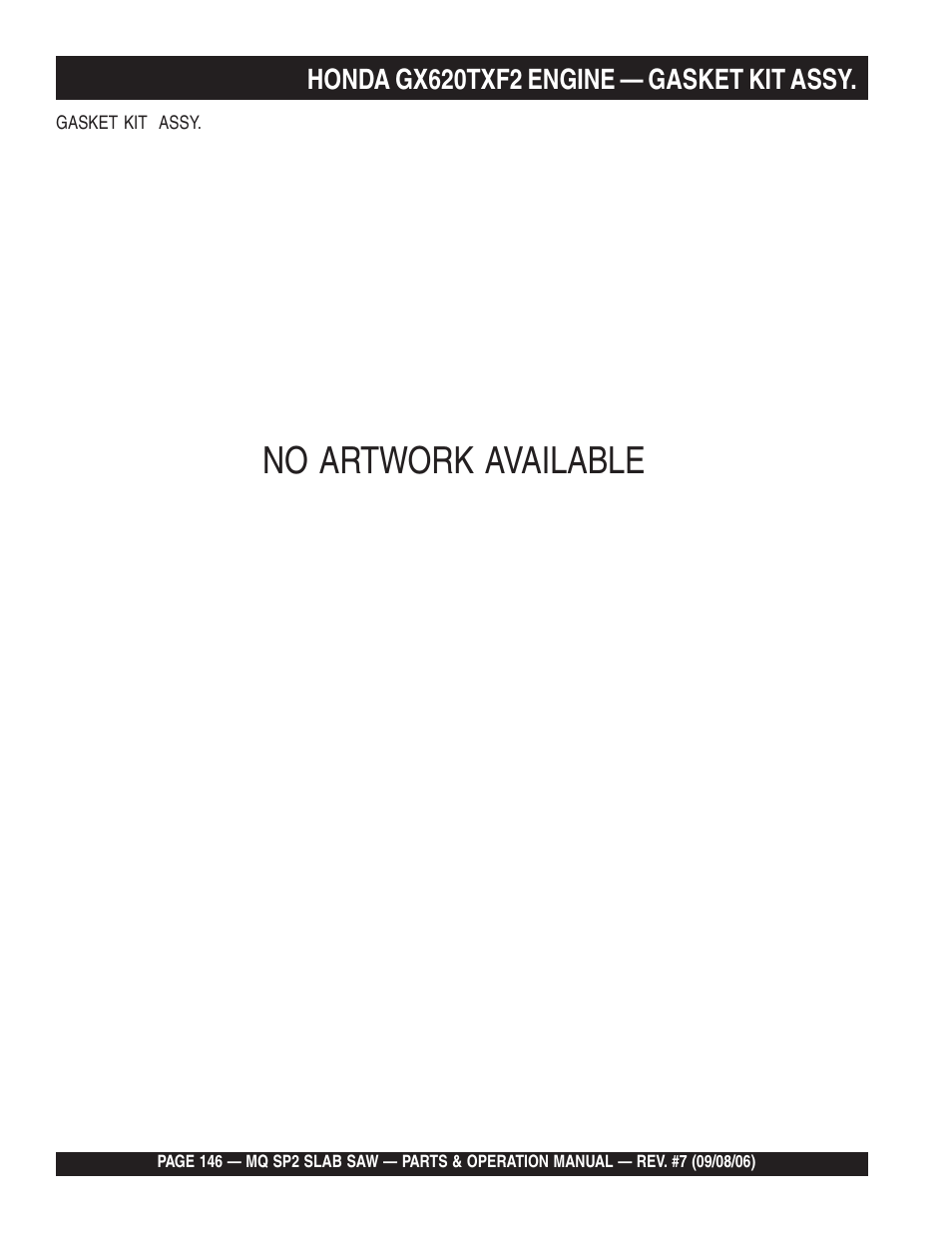 No artwork available | Multiquip SP2S20H20 User Manual | Page 146 / 152