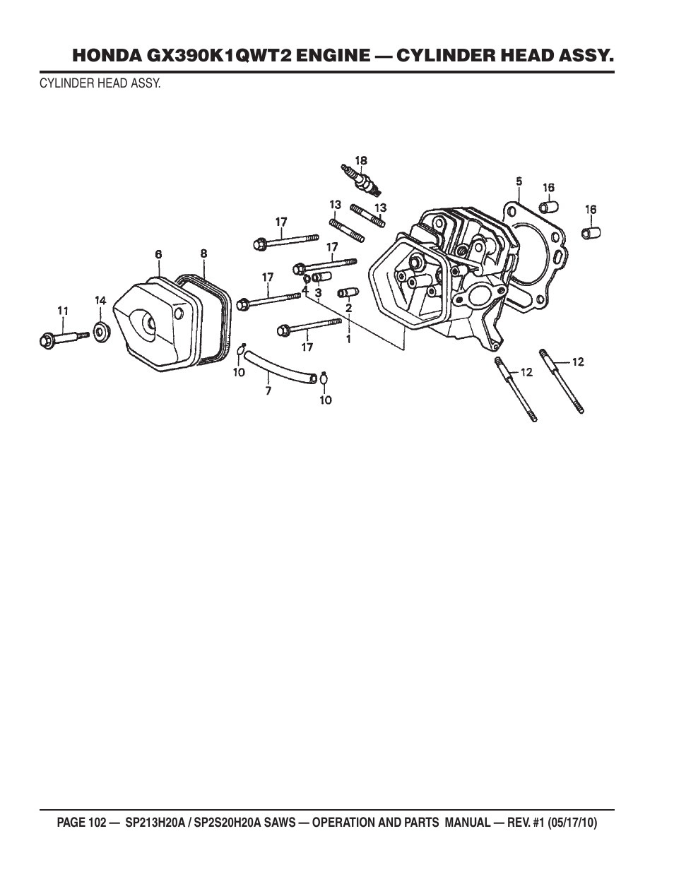 Multiquip SP2S20H20A User Manual | Page 102 / 160