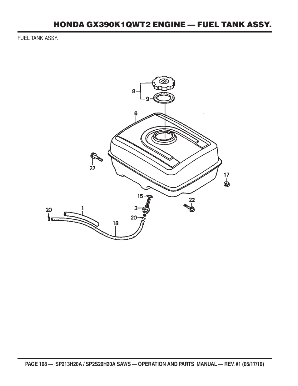 Multiquip SP2S20H20A User Manual | Page 108 / 160
