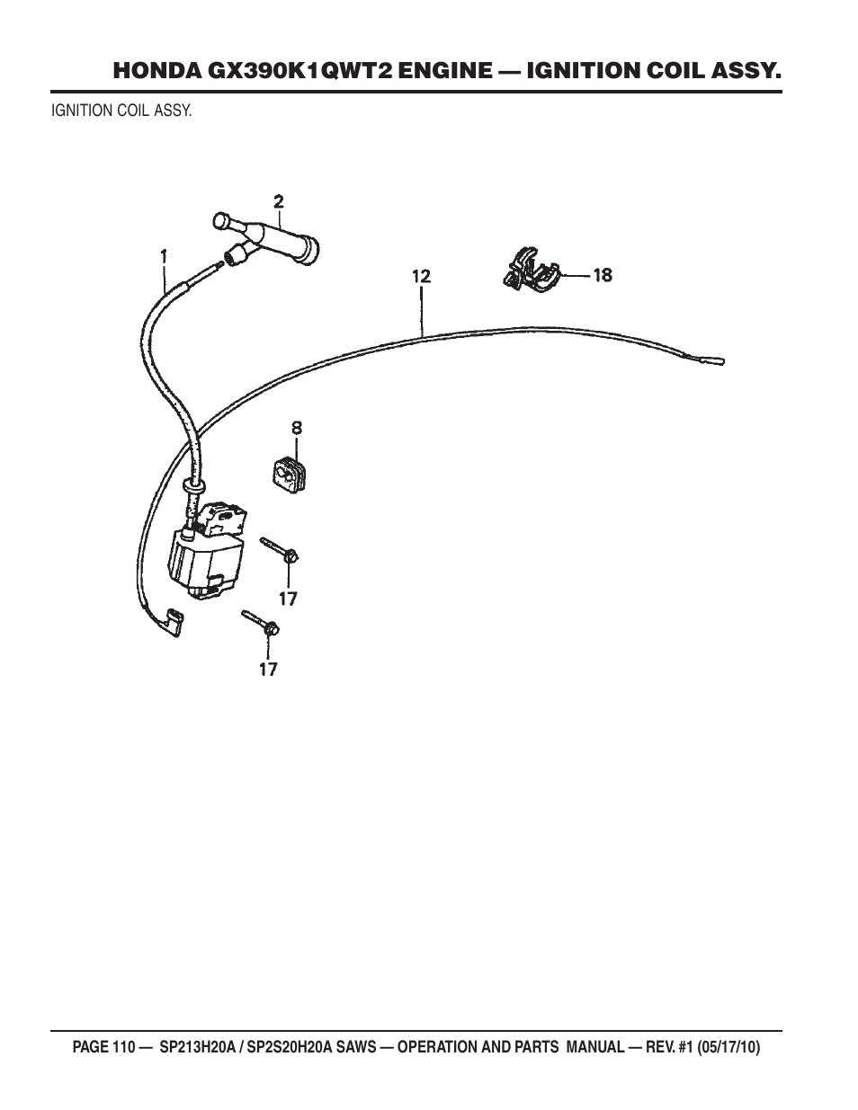 Multiquip SP2S20H20A User Manual | Page 110 / 160
