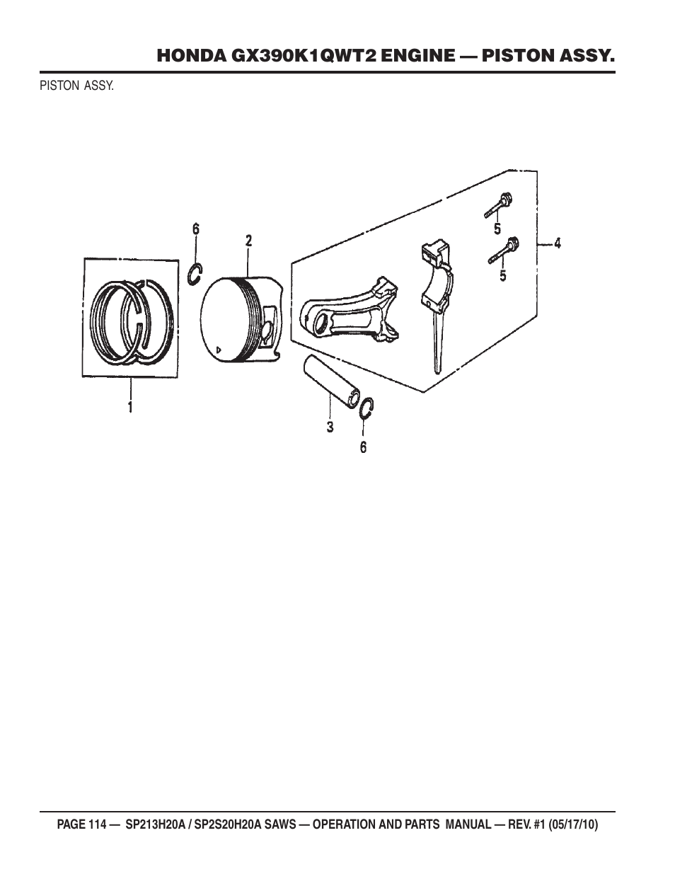 Multiquip SP2S20H20A User Manual | Page 114 / 160